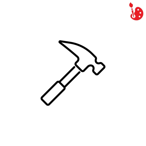 锤击工具图标 — 图库矢量图片