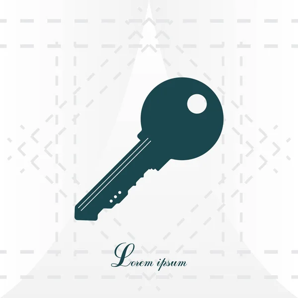 Key web icon — Stock Vector