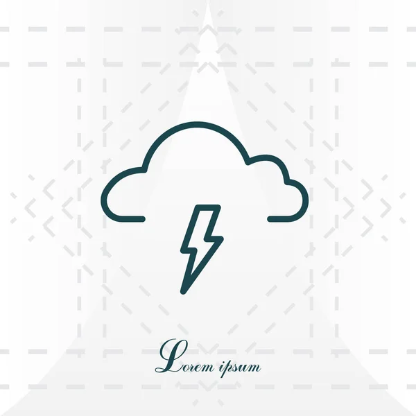 weather (thunderstorm) icon