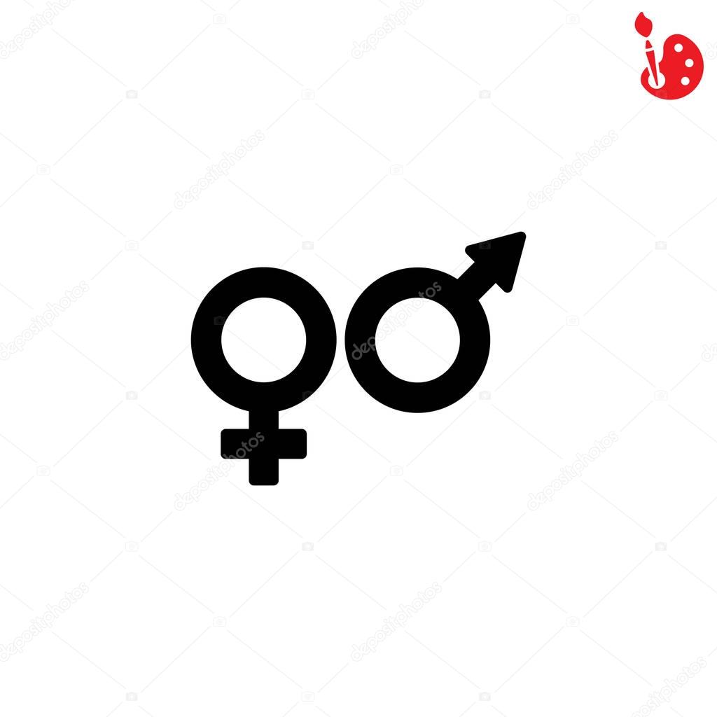 Gender symbols icon