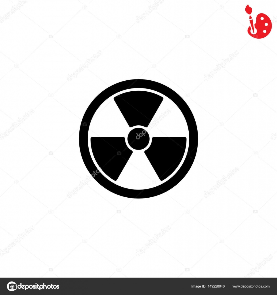 방사선 위험 상징 스톡 벡터 - ©PPVector 149228040, image size:1600x1700
