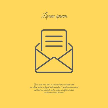 açık posta zarf simgesi