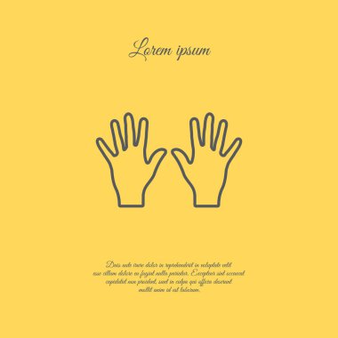  Sol ve sağ el simgesi