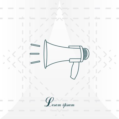 Hoparlör satırı simgesi