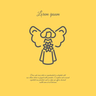 Melek çiçek simgesi olan