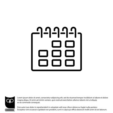 Takvim Web satırı simgesi