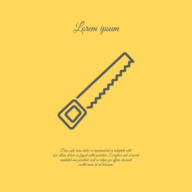 düz simgesi gördüm