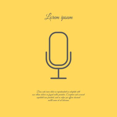  Mikrofon kayıt simgesi