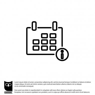 Takvim Web satırı simgesi