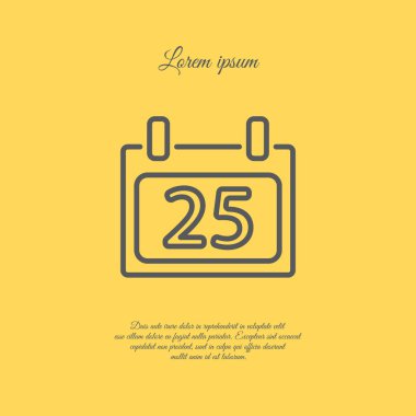 Takvim Web satırı simgesi