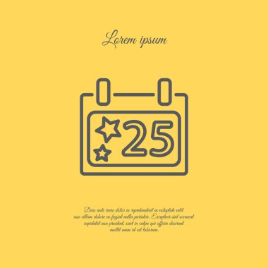 Takvim Web satırı simgesi