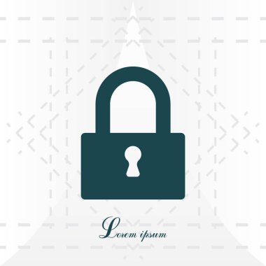 asma kilit web simgesi