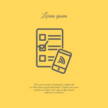 Smartphone basit simgesi