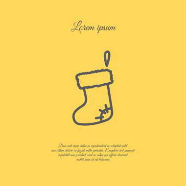 Hediyeler için Noel çizmesi