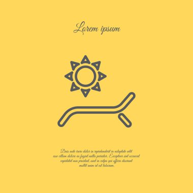 Güneşli havalarda simgesi