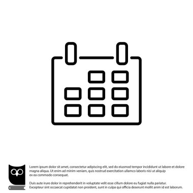 Takvim Web satırı simgesi