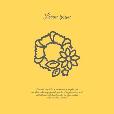 Çelenk satırı simgesi