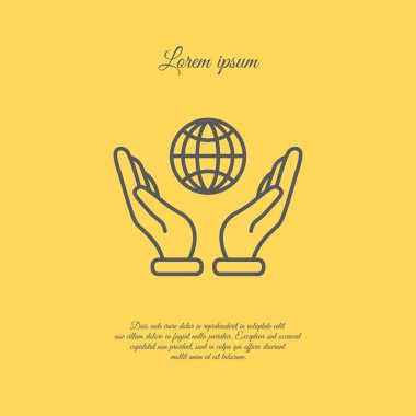 Dünya web satırı simgesi