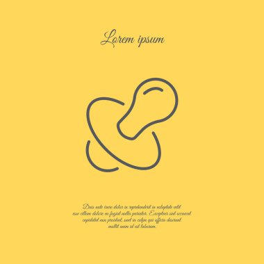 Meme ucu düz simgesi