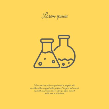 Laboratuvar şişeler Web simgesi