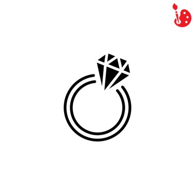 Elmas yüzük simgesi