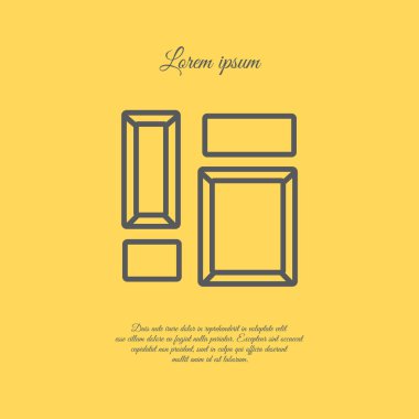 Resim (fotoğraf) kare simgesi.