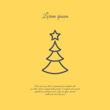 Noel ağacı simgesini