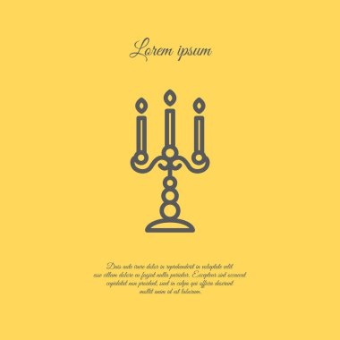  Mum yanan mumlar simgesiyle