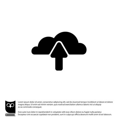 bulut depolama basit simgesini