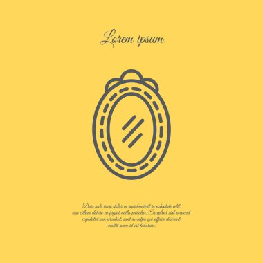 ayna satırı simgesi