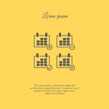 Takvim Web satırı simgesi