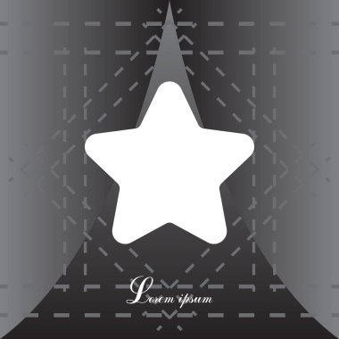 Yıldız Düz Simgesi