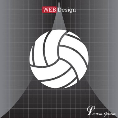 Voleybol topu web simgesi