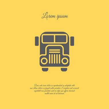 okul otobüsü web simgesi