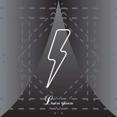 Yıldırım satırı simgesi