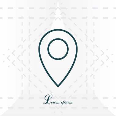 harita işaretçi simgesi