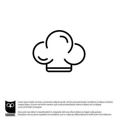 şef şapka simgesi