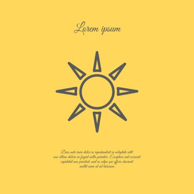 Güneşli havalarda simgesi