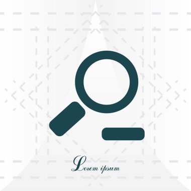 Basit zum satırı simgesi