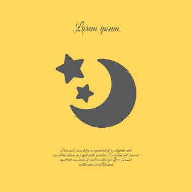 Ay ve yıldız satırı simgesi