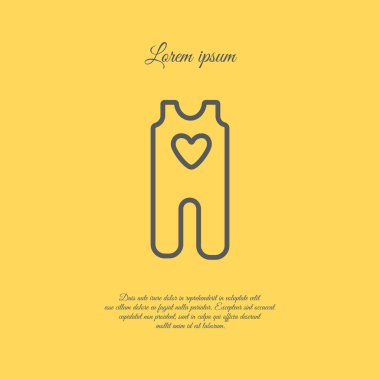 Bebek giysileri simgesi