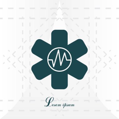 Tıp ambulans simgesi