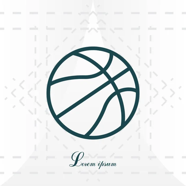 Icono deporte baloncesto — Vector de stock