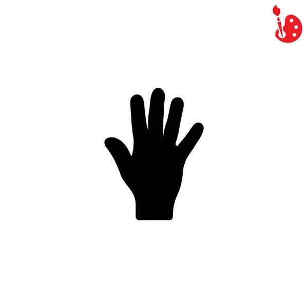 Ikona dłoni człowieka — Wektor stockowy
