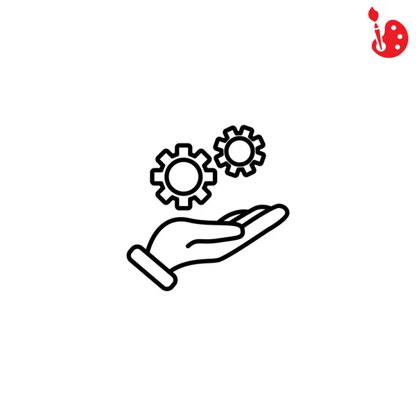 Gears tools icon — Stock Vector