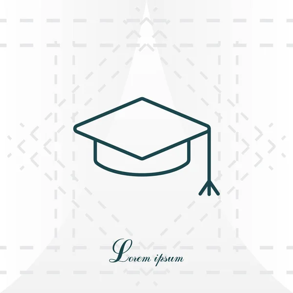 Gorra de graduación — Archivo Imágenes Vectoriales