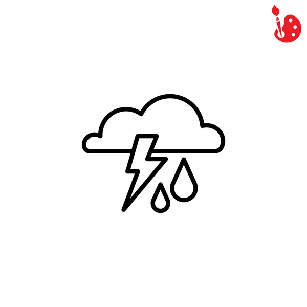 Meteo icona semplice — Vettoriale Stock