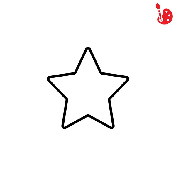 Ikonę gwiazdy (Favorit). — Wektor stockowy