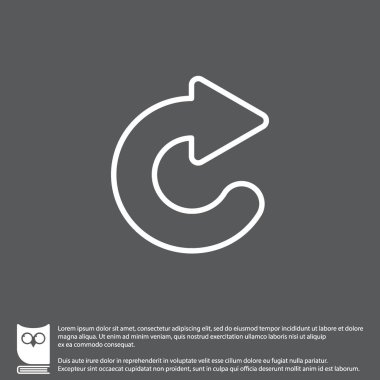 Ok Web satırı simgesi