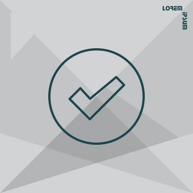 onay kutusunu simge tasarım